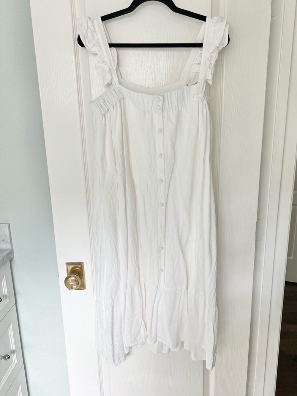 Mable White Midi Dress